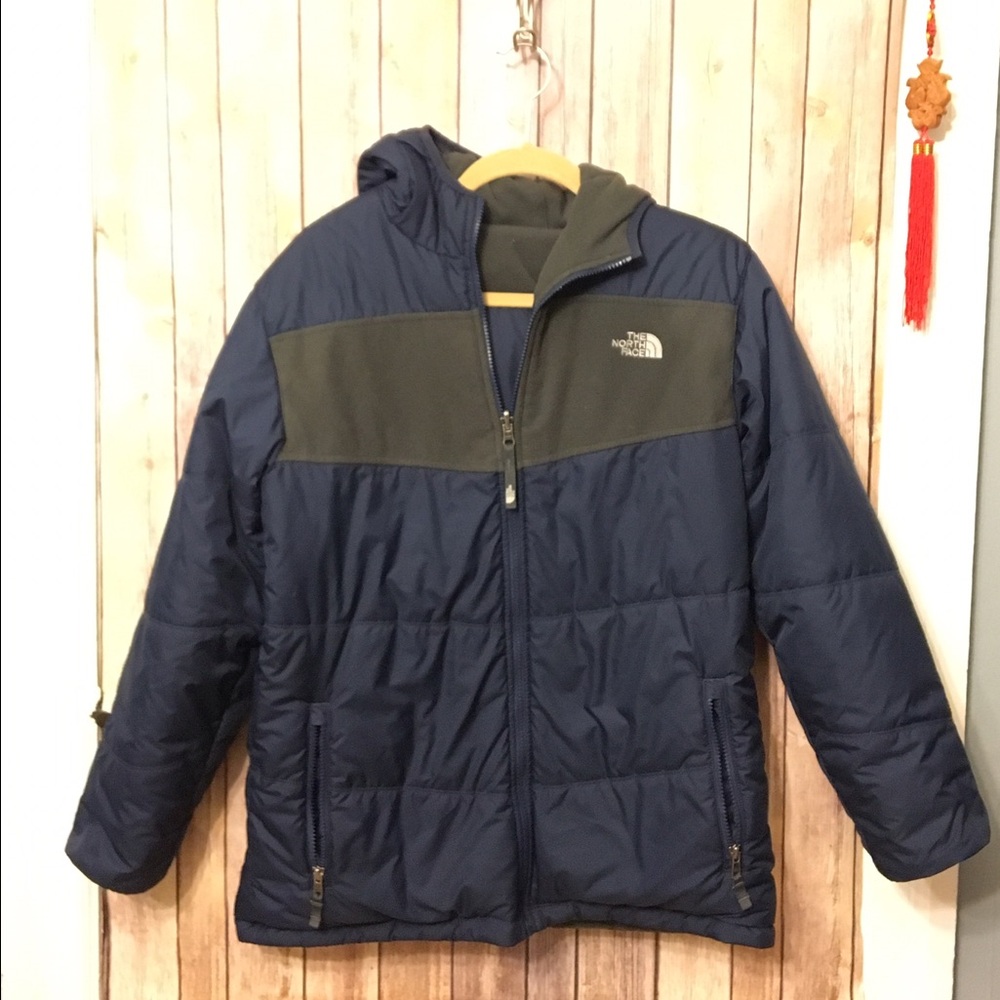 The North Face Kids' Navy and Olive Jacket